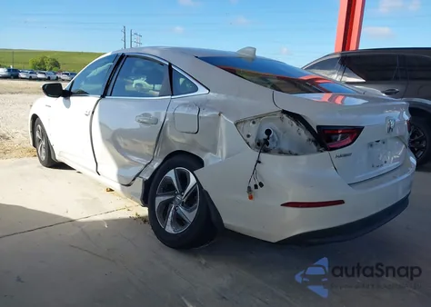 2019 Honda Insight Ex из США, поврежденный, VIN 19XZE4F53KE015105